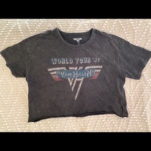 Van Halen Crop T-Shirt